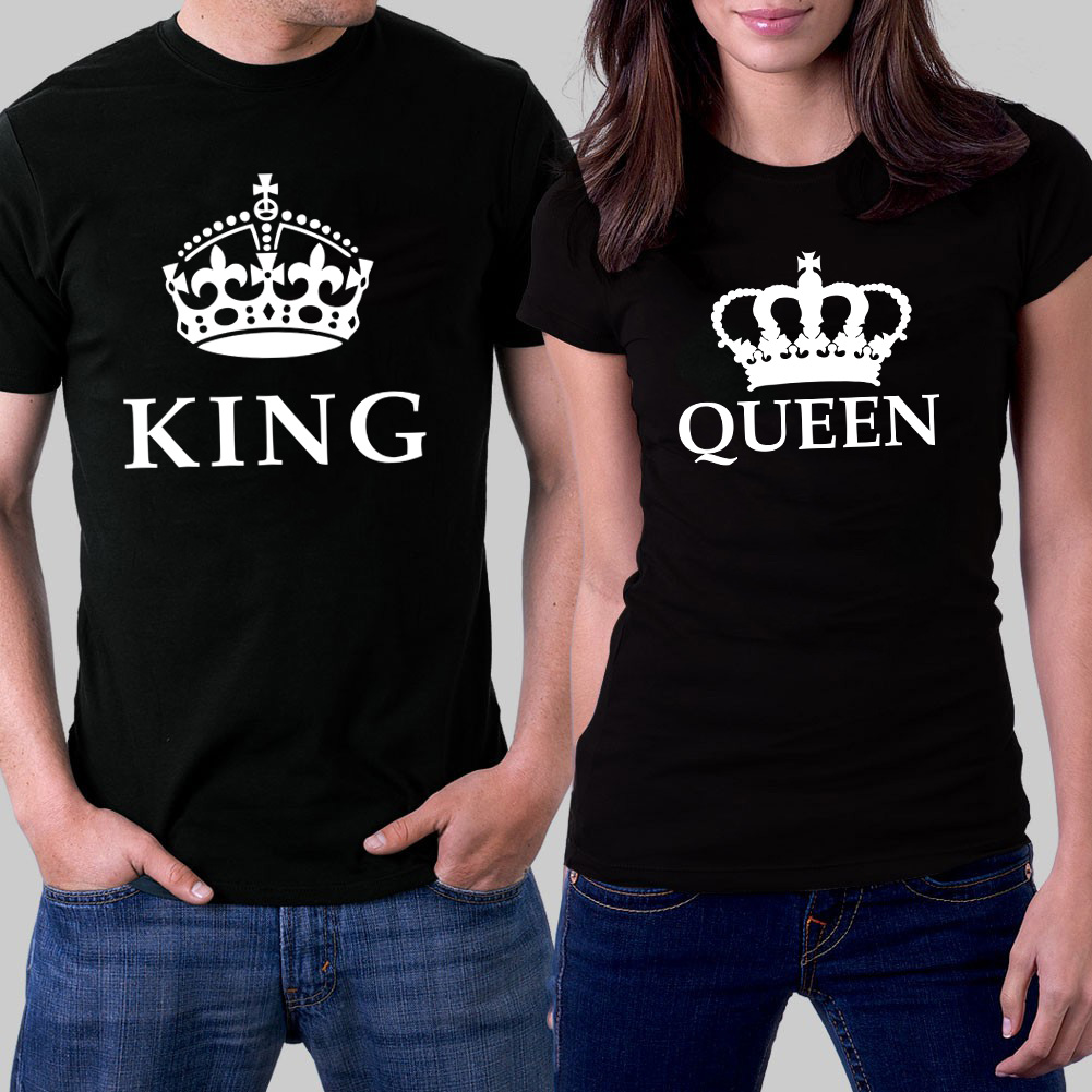 Тениски в любени - King &amp; Queen