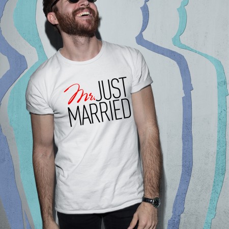 Тениска за ергенско парти - Mr Married