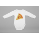 Комплект мъжка тениска и детско боди Pizza