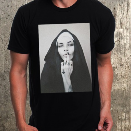 Мъжка тениска - NUN SL*T